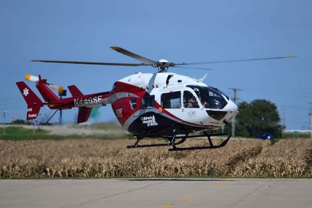 KAWASAKI EC-145 (N440SF) - Plane spotting,  9-14-19