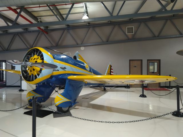 — — - Boeing P-26 Peashooter. This aircraft is located at the Planes of Fame Museum in Chino, California.