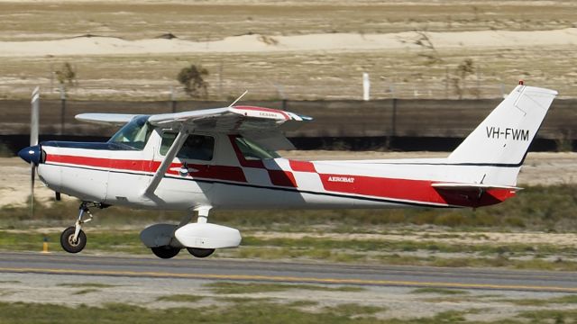 VH-FWM — - Cessna A152. msn A1520772. Royal Aero Club WA VH-FWM. YPJT 24th July 2020.
