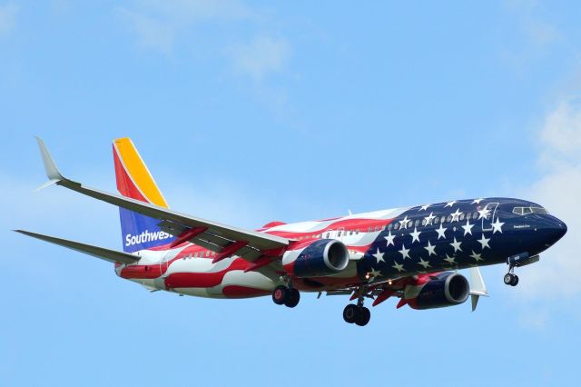 Boeing 737-800 (N500WR) - Southwest Freedom One Boeing 737 