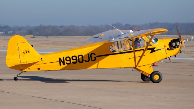 Piper NE Cub (N990JG) - American Legend AL3 Classic Cub taxiing out.