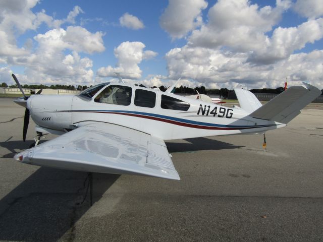 Beechcraft 35 Bonanza (N149G) - On the ramp