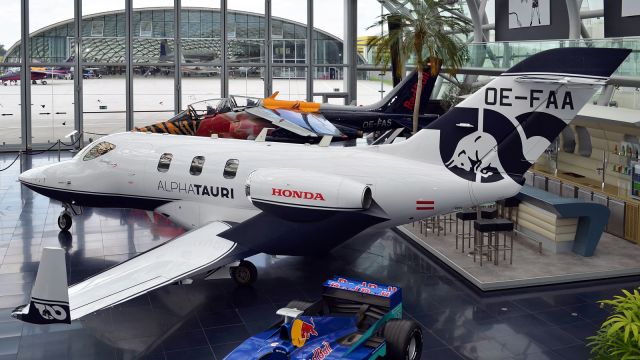 Honda HondaJet (OE-FAA) - Hangar-7 (Red Bull), June, 2024