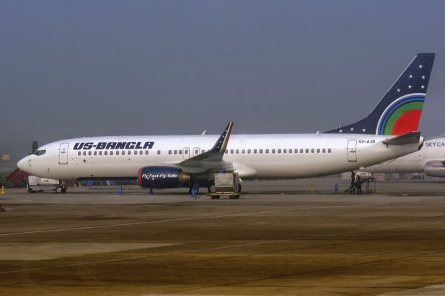 Boeing 737-800 (S2-AJB) - 1st Jan., 2017