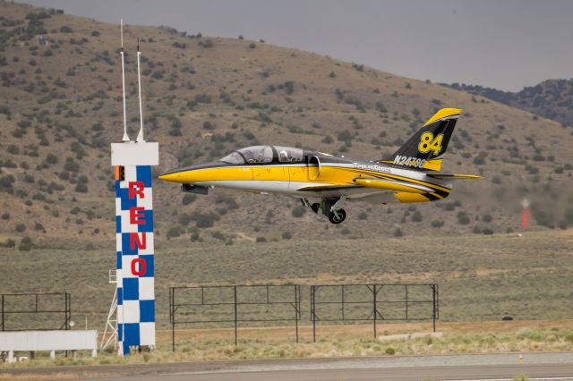 N247SG — - An L39C owned by Tumbling Goose, LLC departs RWY26 at Reno-Stead Airport during 2021 Pylon Training.