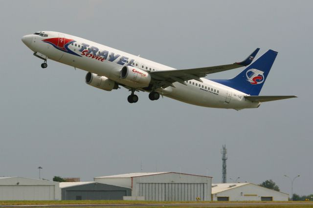 Boeing 737-800 (OK-TVE) - Boeing 737-86Q, Take off rwy 07R, Brest-Guipavas Airport (LFRB-BES)