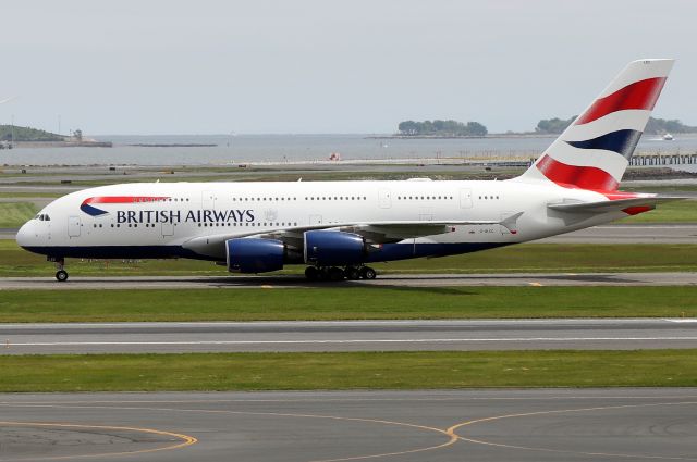 Airbus A380-800 (G-XLEC) - 'Speedbird 13 Golf' arriving from London-Heathrow