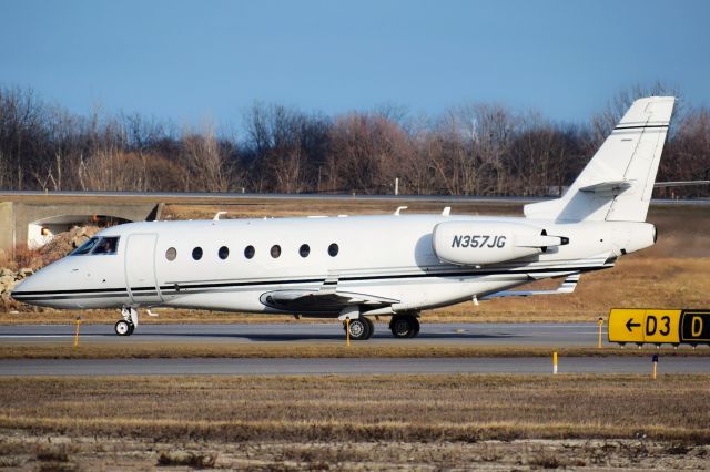 IAI Gulfstream G200 (N357JG) - 2007 IAI/Gulfstream G200 operated by JAG Aviation arriving into Buffalo (KBUF) from Fort Lauderdale (KFXE)br /br /** First Photos of N357JG on FlightAware **