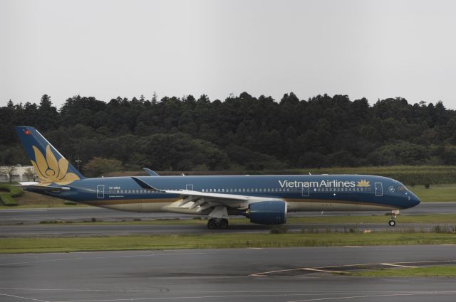 Airbus A350-900 (VN-A886) - Landing at Narita Intl Airport Rwy34L on 2015/09/20
