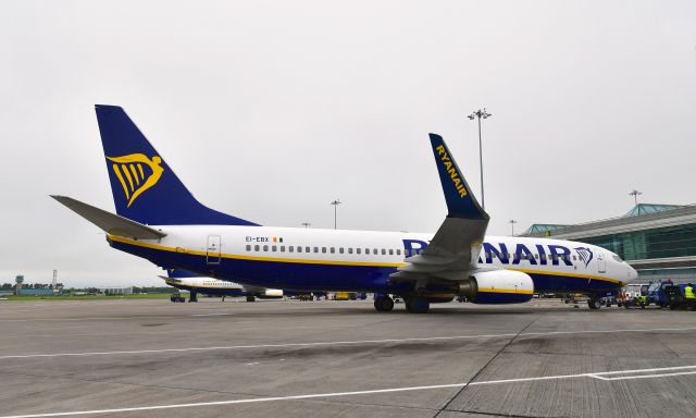 Boeing 737-800 (EI-EBX) - Ryanair Boeing 737-8AS(WL) EI-EBX in Dublin 