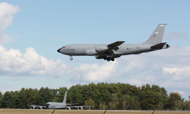 — — - 2 KC-135s doing touch and gos