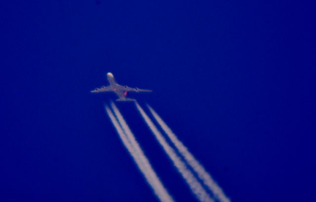 BOEING 747-8 (LX-VCK) - Cargolux Airlines International 852 John F Kennedy Intl to Chicago OHare Intl over Cleveland 38,000 ft. 08.02.15.