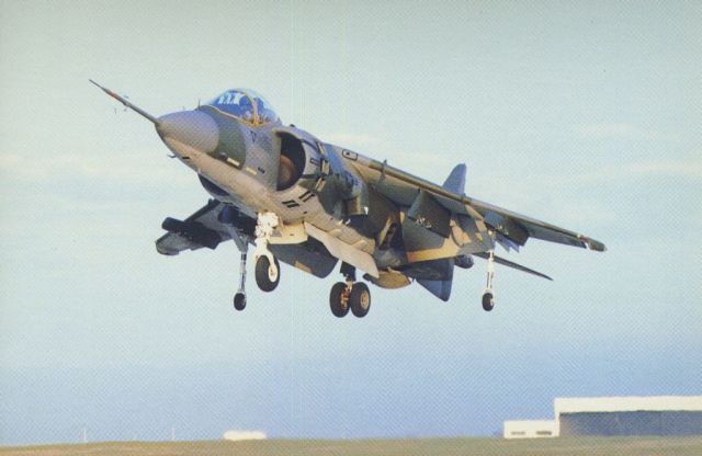 Boeing Harrier (16-4554) - scanned from postcard