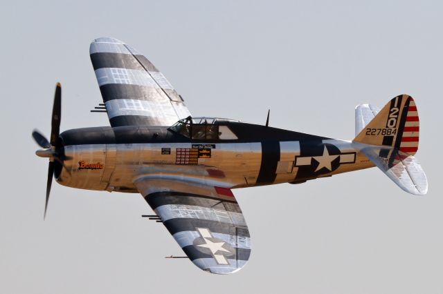 REPUBLIC Thunderbolt (NX4747D) - P-47D Razorback "Bonnie". California Capital Airshow - 09/23/2023