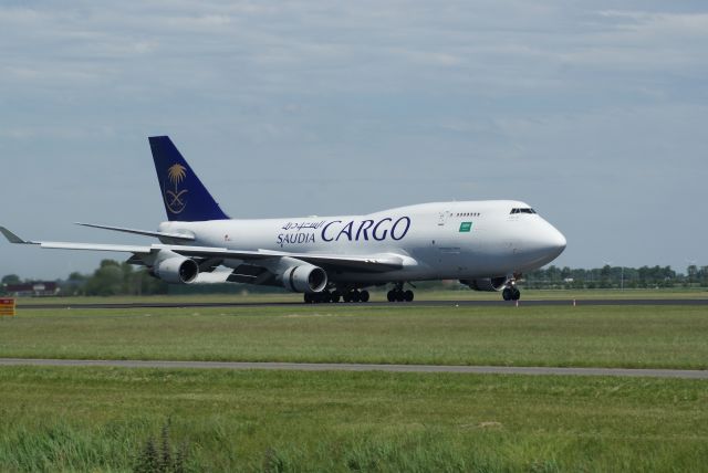 Boeing 747-400 (TC-ACJ) - Saudi Arabia Airlines Cargo B747-433 cn25075