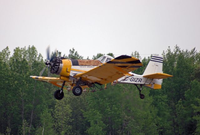 PZL-MIELEC Dromader (C-GIZR) - PZL-Mielec M18 Dromader (Serial: 1Z008-05) taking off from CYPQ/YPQ (May 26, 2016)