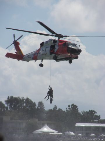 — — - Red Bull Air Race 2008  San Diego, CA  A U.S. Coast Guard demo before the show.