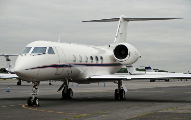 Gulfstream Aerospace Gulfstream IV (N344AA) - New Jersey Aviation Hall of Fames Wings and Wheels Event at Teterboro Airport on 6/20/15