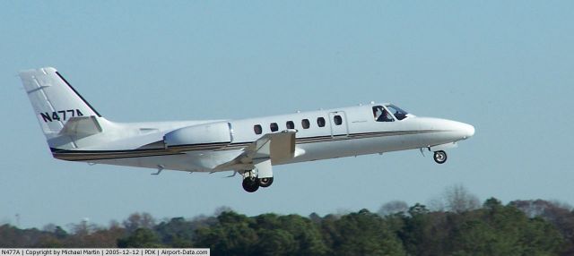 Cessna Citation II (N477A) - Citation II flown by Mr. Julian  MacQueen