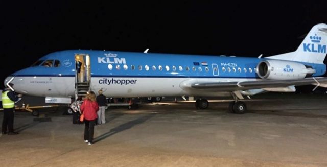 PH-KZN — - Boarding KLM 1058 at 5:43a 16 Sep 2015