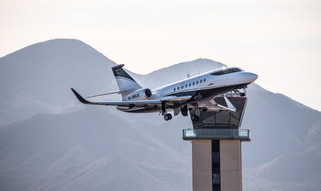 Dassault Falcon 2000 (M-SNER) - Nice Falcon 2000 blasting out of scottsdale 