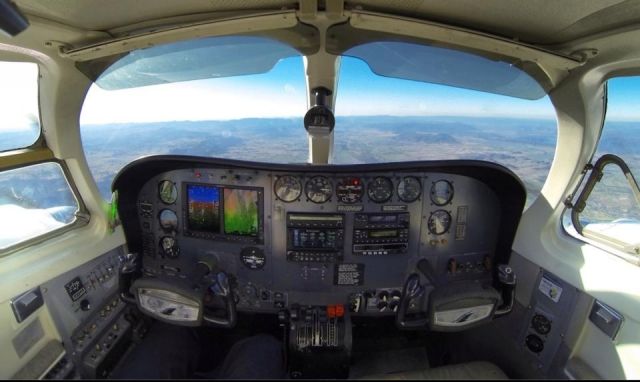 Cessna 340 (VH-CPB) - Glass cockpit by Complete Avionics