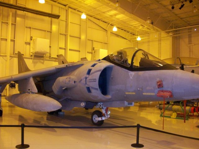 — — - Harrier Jumpjet at the Carolinas Aviation Museum