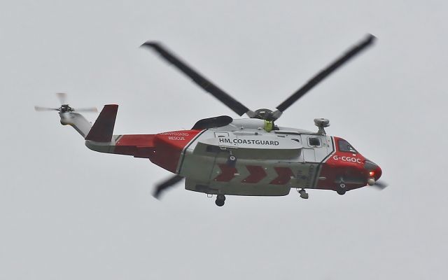 Sikorsky Helibus (G-CGOC) - on delivery to the irish coast guard 11/6/13.