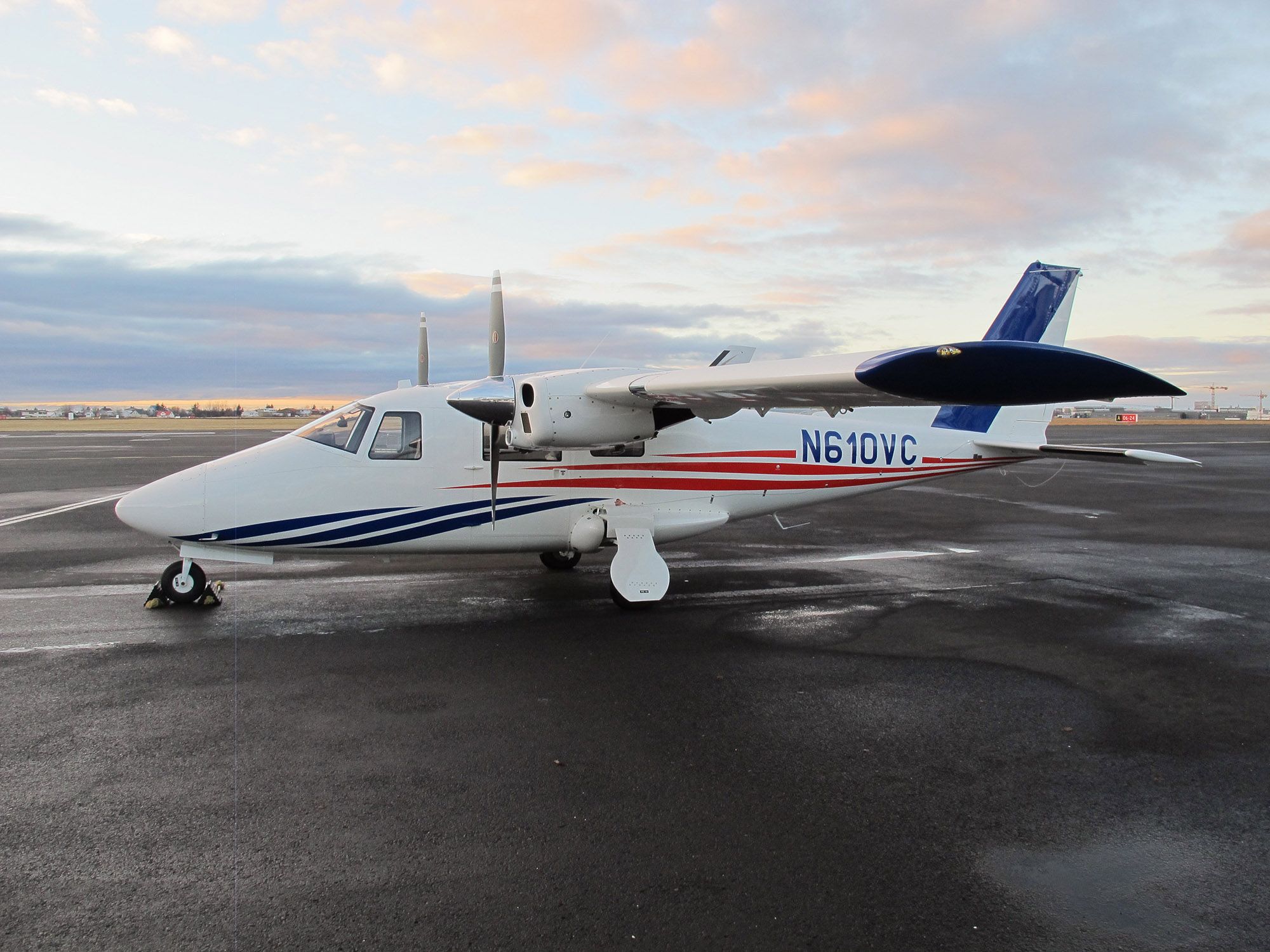 Partenavia P-68 (N610VC) - On a ferry flight to the USA.