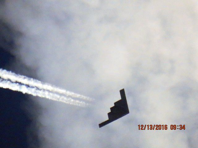 Northrop Spirit (82-1071) - Over Southeastern Kansas on an early morning flight.