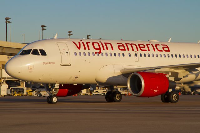 Airbus A319 (N530VA) - Dec. 20, 2011.