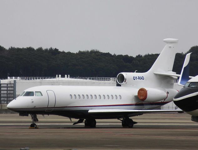 Dassault Falcon 7X (OY-RAD) - I take a picture on Feb 27, 2017.