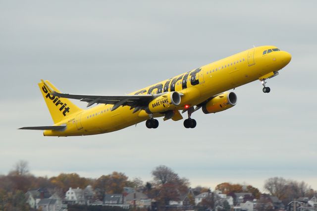 Airbus A321 (N658NK) - Spirit Wings 609 en route to Ft. Lauderdale