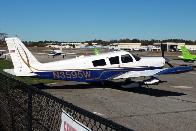 Piper Saratoga (N3595W) - Built in '66 with a sweet paint job. Photo taken on 11/18/2020.