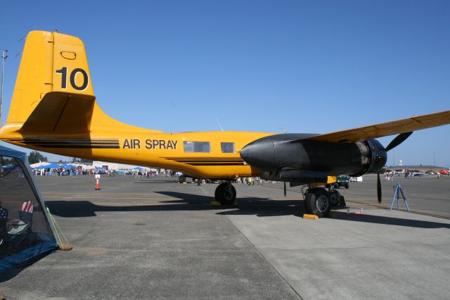 — — - Douglas A-26C Invader at McChord AirExpo 7-20-2008.