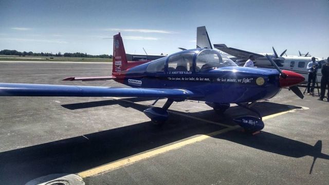 N26908 — - Isaiah Cooper, 16, of Compton, Ca. On his Continental US cross country 7/6/16br /He made a hard Landing after takeoff the next day in a Microburst, damaging the under carriage.br /Plane  is owned and operated by Tomorrow's Aeronautical Museum (TAM) Compton, Ca