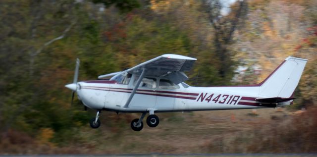 Cessna Skyhawk (N4331) - Shortly after departure is this 1974 Cessna 172M Skyhawk in the Autumn of 2024.