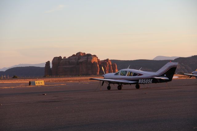 BELLANCA Viking (N9505E) - Sunset at Sedona, Arizona