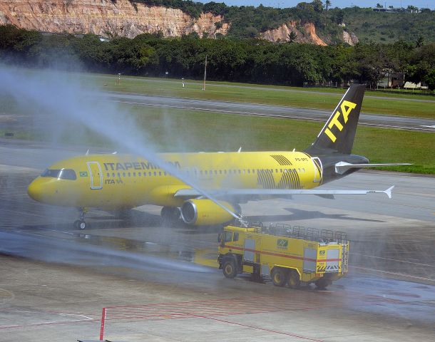 Airbus A320 (PS-SFC) - Início das operações da ITA em Recife, no dia 1º de Agosto de 2021./Start of ITA operations in Recife, on August 1, 2021.