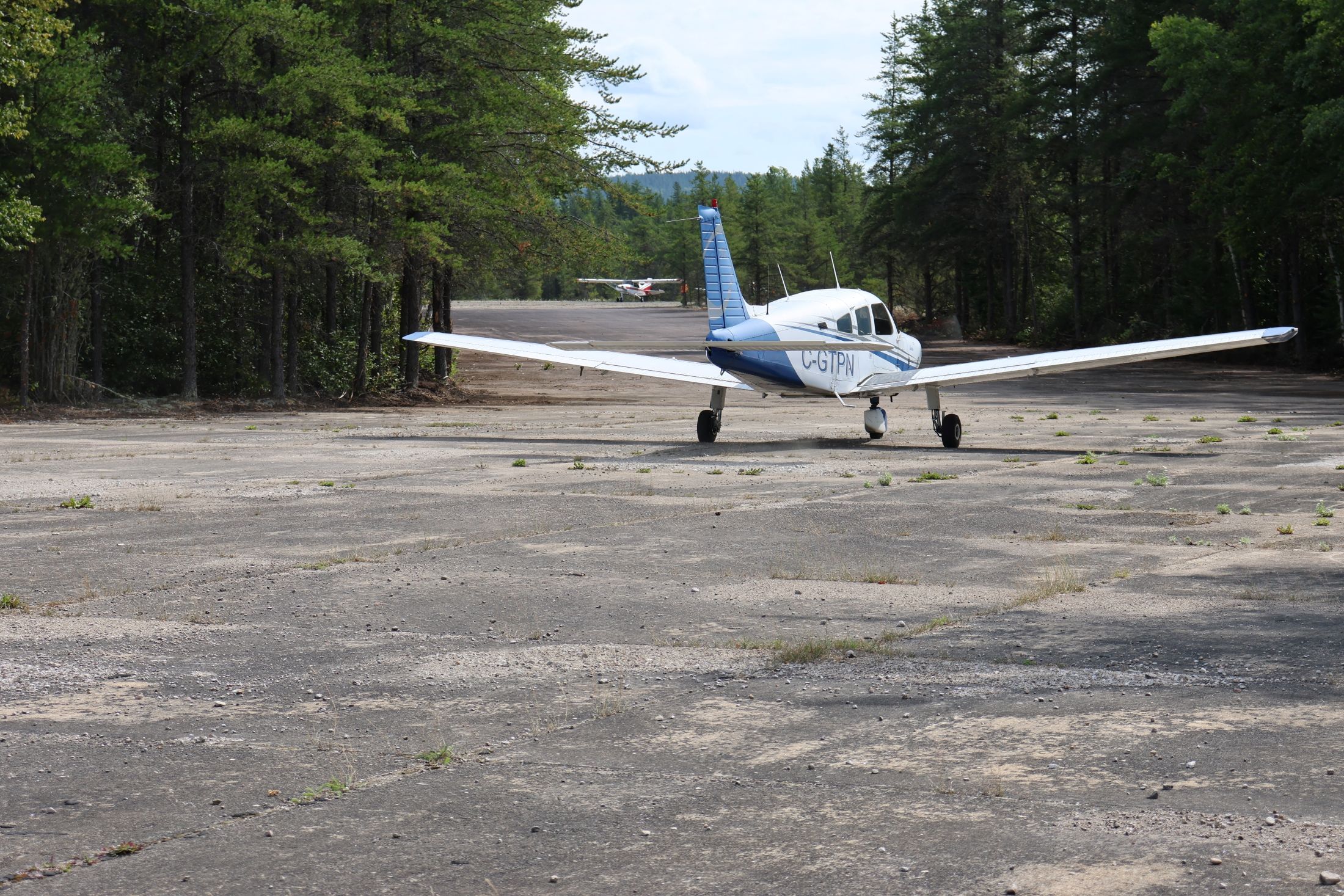 Piper Cherokee (C-GTPN) - C-GTPN Piper Warrior PA-28-161 RVA à CSQ4 Aéroport de Casey QC. le 02-09-2023 à 11:09