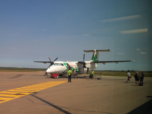 de Havilland Dash 8-100 (C-FGRP) - At Havre-au-Maisons, Magdalen Islands, Québec, Canada