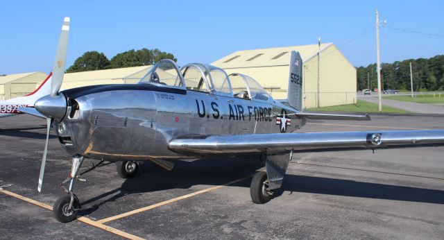 N9098R — - A 1961 model Beechcraft T-34A Mentor at Joe Starnes Field, Guntersville Municipal Airport, AL, during the EAA 683 Breakfast Fly-In - August 11, 2018.