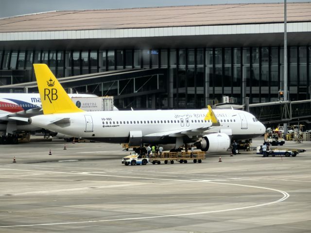 Airbus A320neo (V8-RBG) - BI622 IN ZBAD