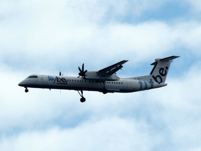 de Havilland Dash 8-400 (G-JECZ) - 26 sept 2015 - last flight to TLN from BOH for 2015 
