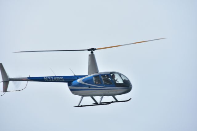 Robinson R-44 (N324RS) - Flying along the beach north of KLAX