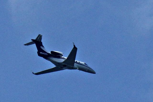 Embraer Phenom 300 (N340AS) - Taken on 06-June-2015 at about 1615hrsEDT while in bound to KTEB from KSGR Houston