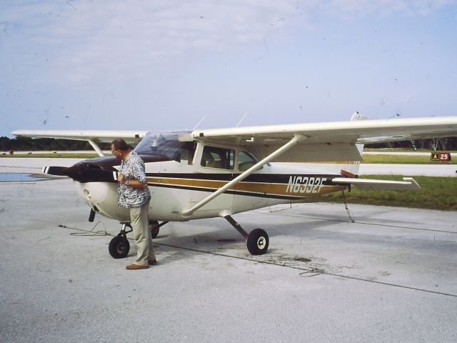 Cessna Skyhawk (N6392F) - With my late dad flying in Florida 1994.