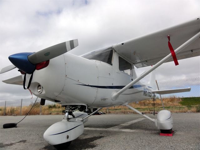 Cessna 152 (N67651) - My 1978 Cessna 152 after spending a few hours washing, scrubbing, changing the oil, and repairing various parts today.