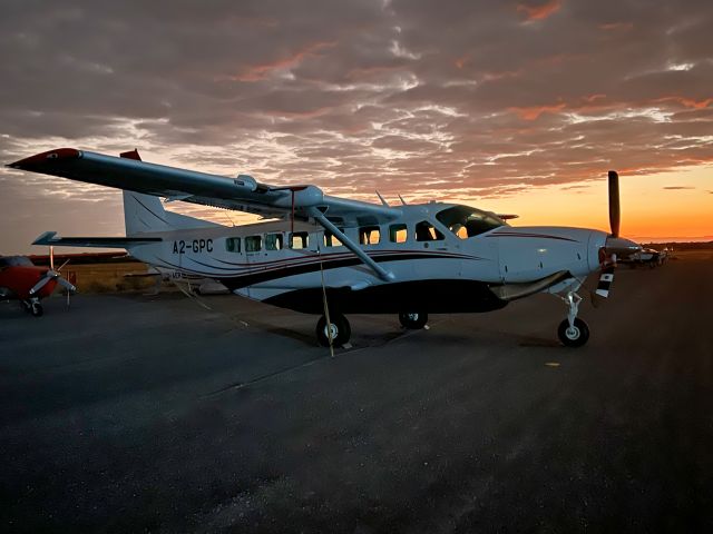 Cessna Caravan (A2-GPC) - At Maun, Botswana. 19-MAY-2022. Ferry flight to Indonesia.