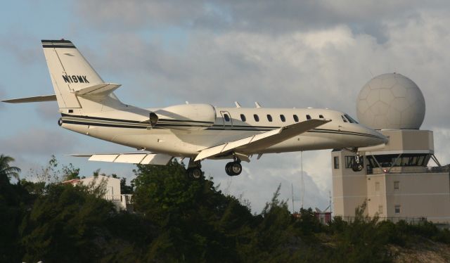 Cessna Citation Sovereign (N19MK) - LANDING AT TNCM